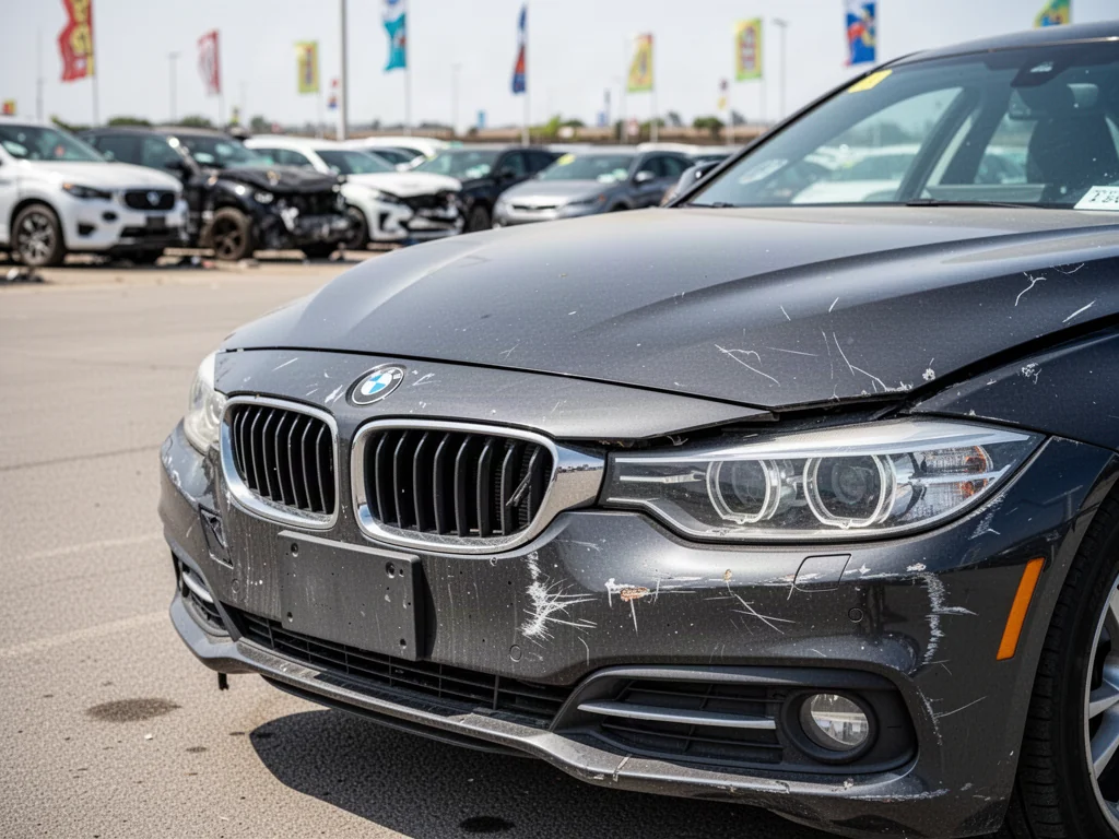 BMW z aukcji powypadkowej: na czym nie warto oszczędzać przy wycenie?